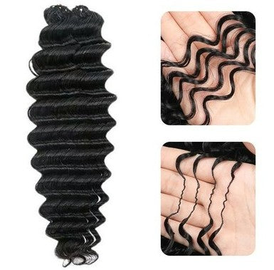 16 inch Deep Wave Miracle Knot Feather Crochet bundle (include 1 bundles of 50)